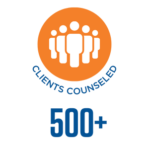 500+ Clients Counseled